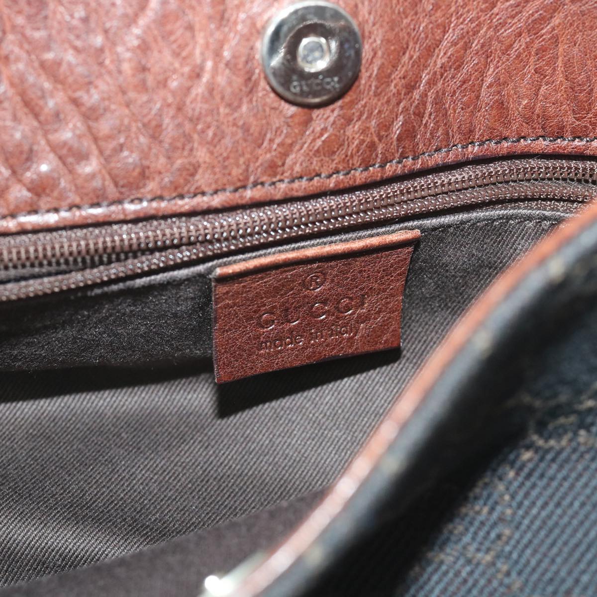 GUCCI GG Canvas Shoulder Bag Brown 101345 ep2216