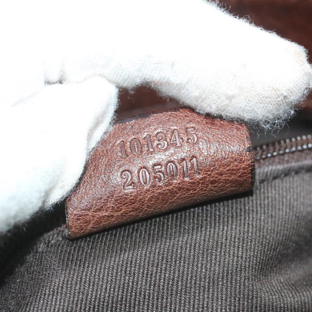 GUCCI GG Canvas Shoulder Bag Brown 101345 ep2216
