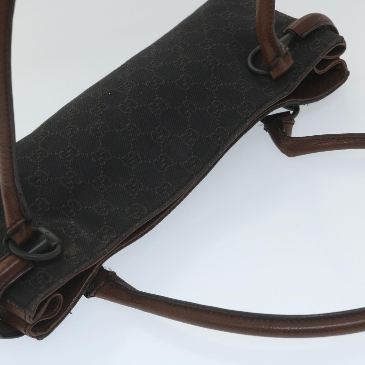 GUCCI GG Canvas Shoulder Bag Brown 101345 ep2216