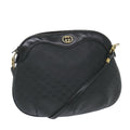 GUCCI Micro GG Supreme Shoulder Bag PVC Leather Black 007 49 0819 ep2229