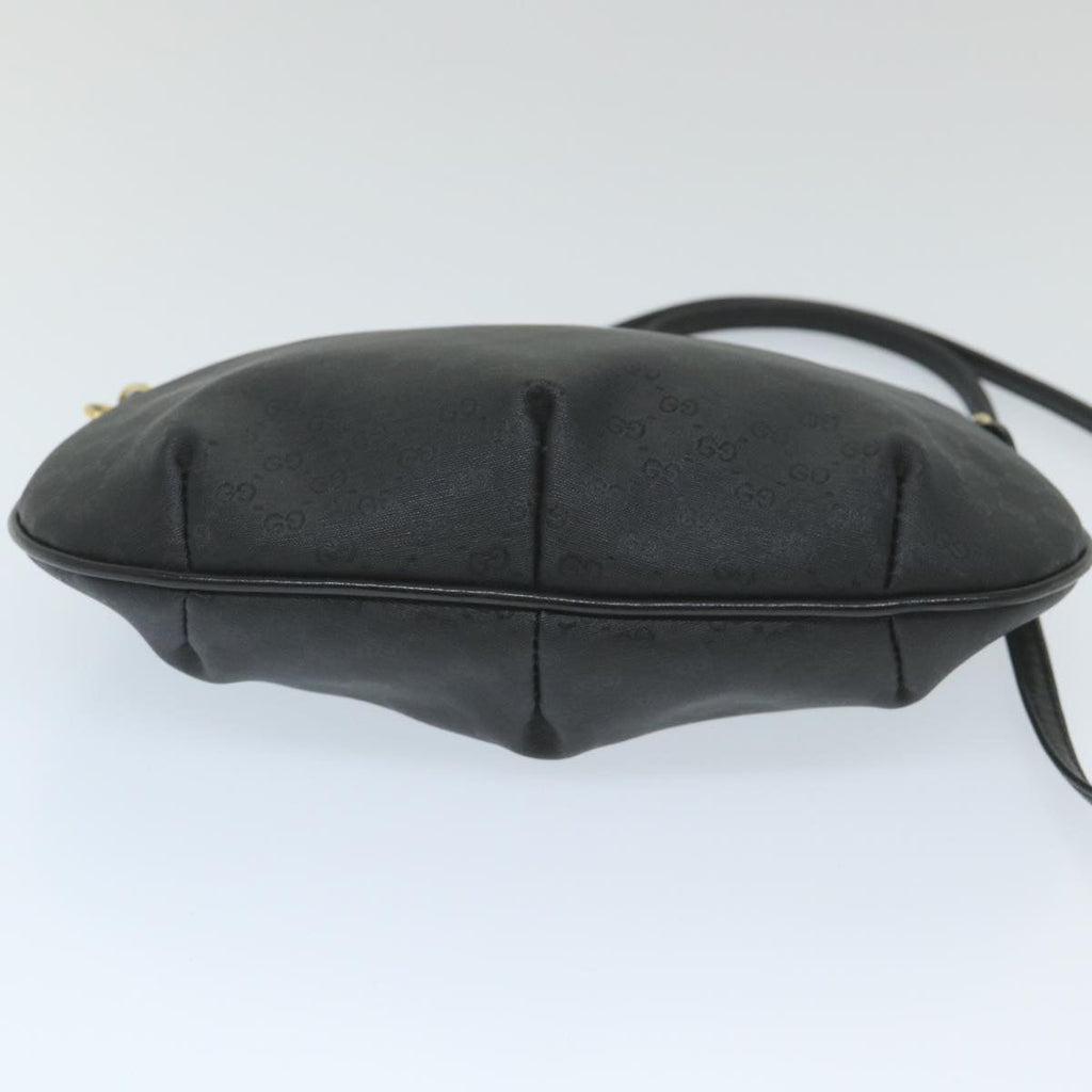 GUCCI Micro GG Supreme Shoulder Bag PVC Leather Black 007 49 0819 ep2229