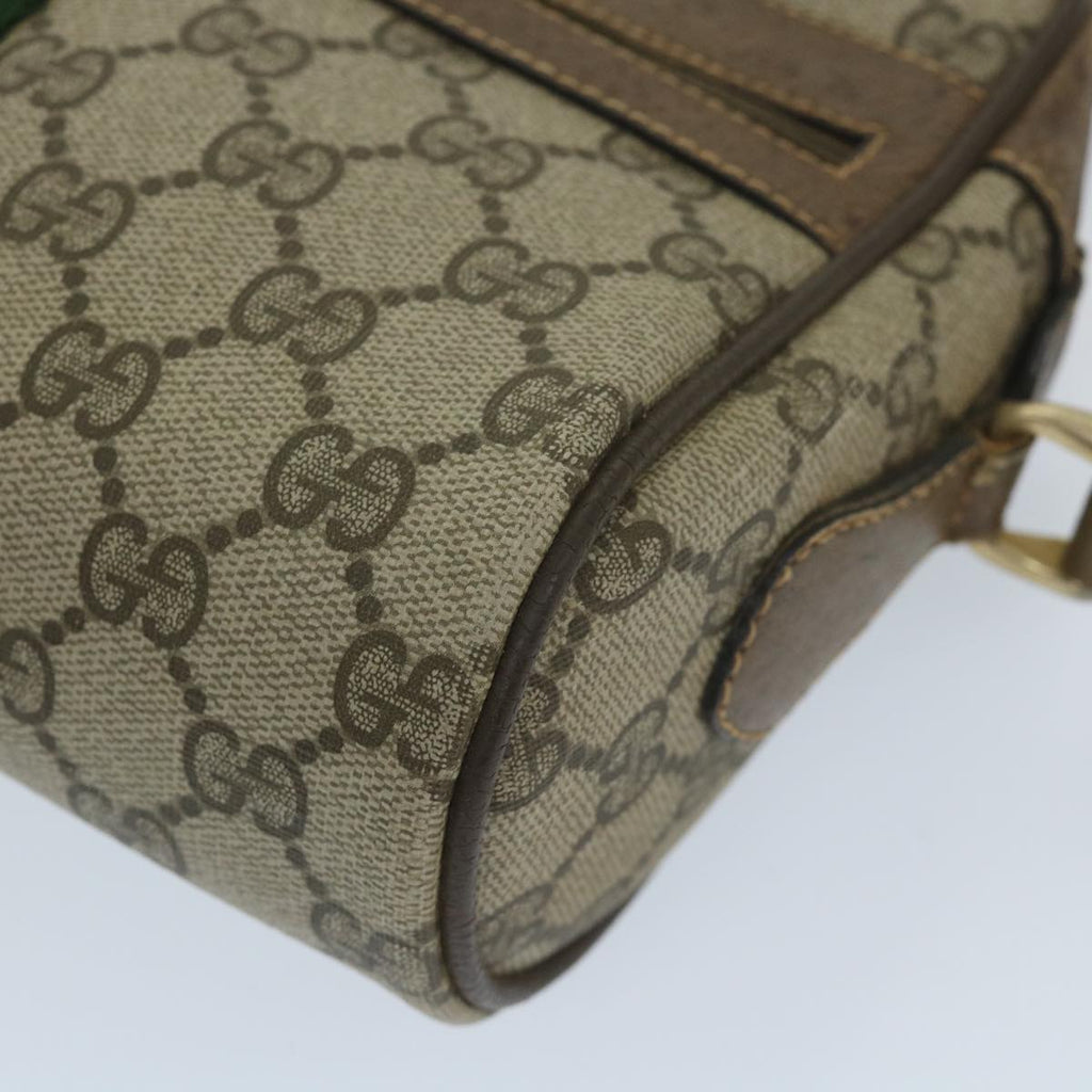GUCCI GG Supreme Web Sherry Line Shoulder Bag Beige Red 32 02 004 ep2231