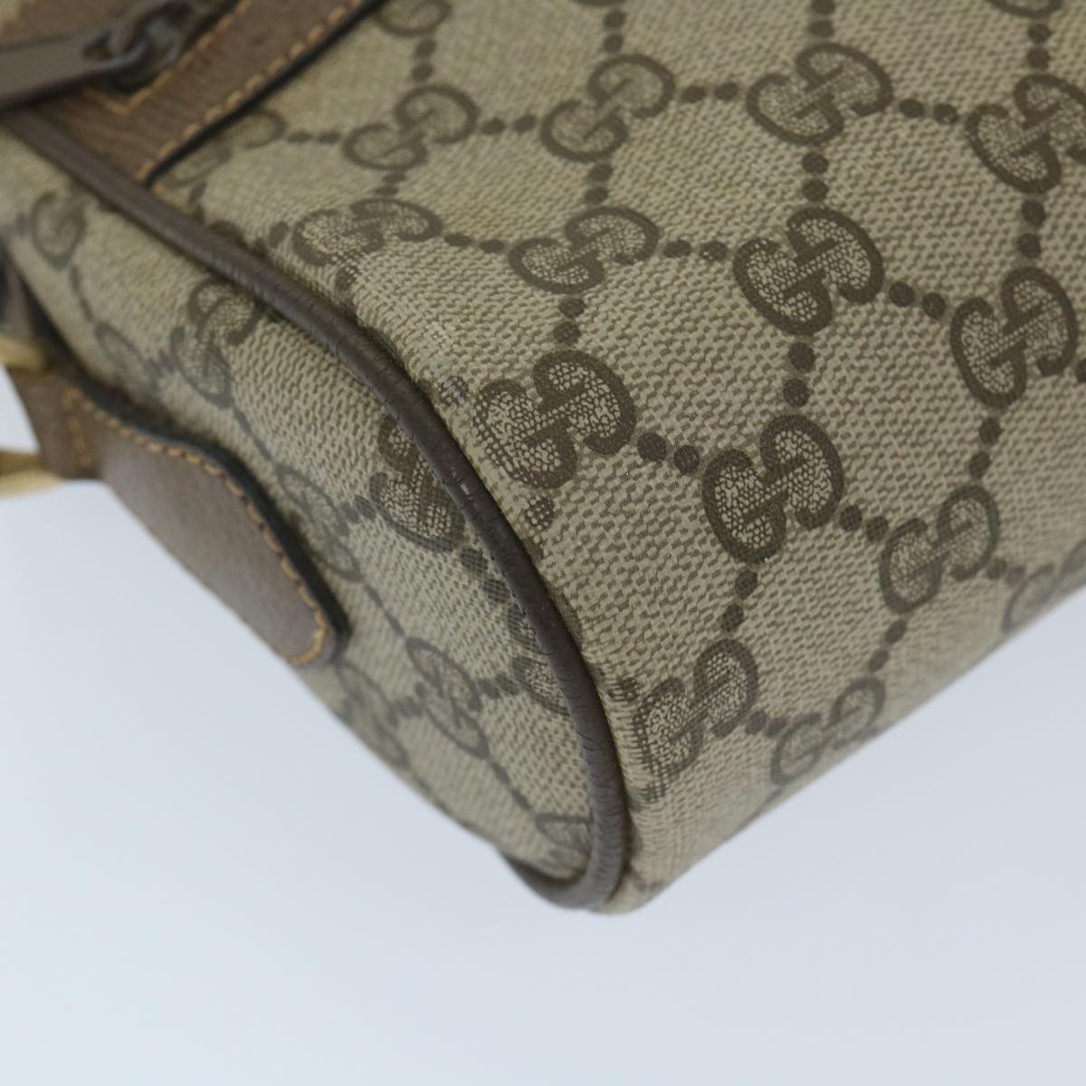 GUCCI GG Supreme Web Sherry Line Shoulder Bag Beige Red 32 02 004 ep2231