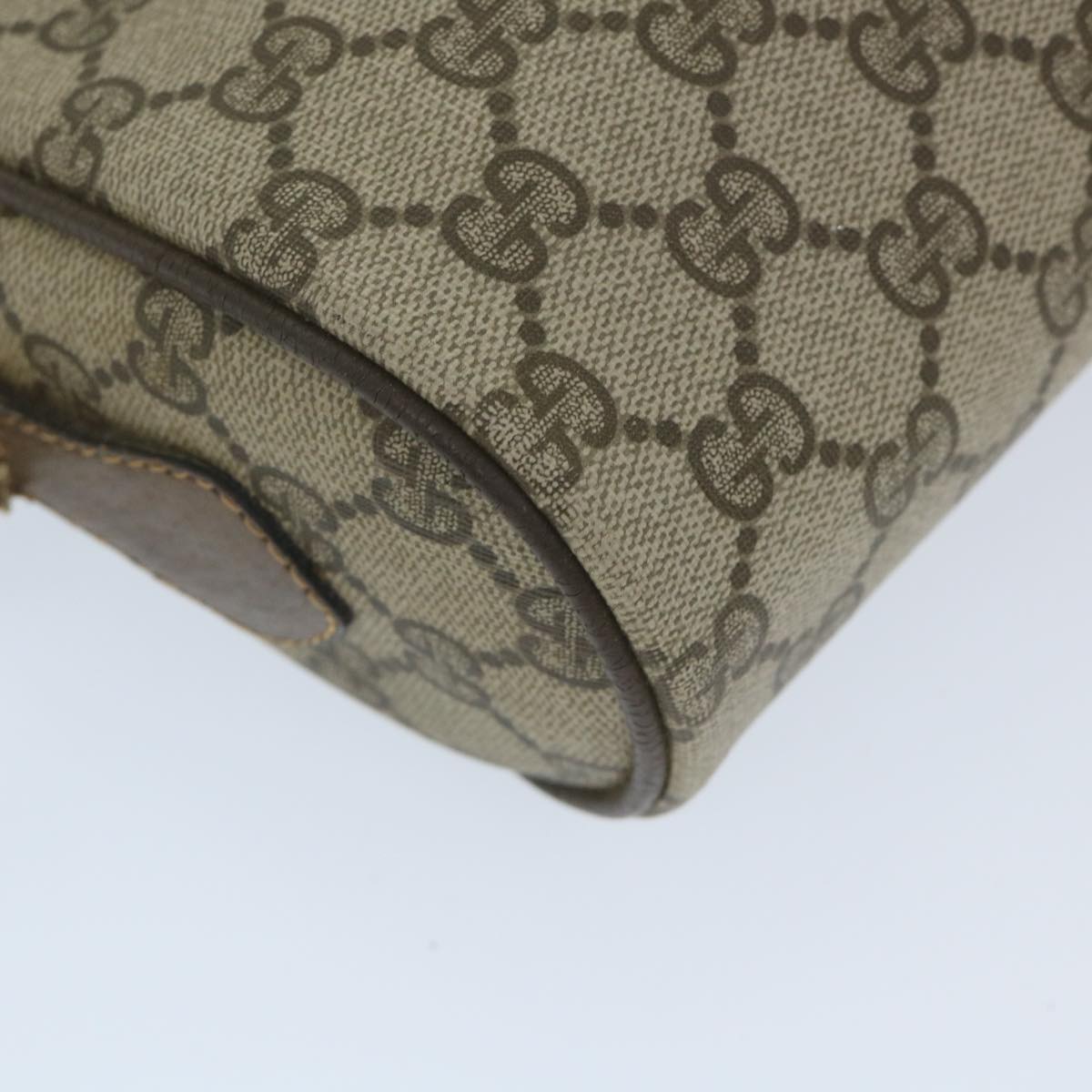GUCCI GG Supreme Web Sherry Line Shoulder Bag Beige Red 32 02 004 ep2231