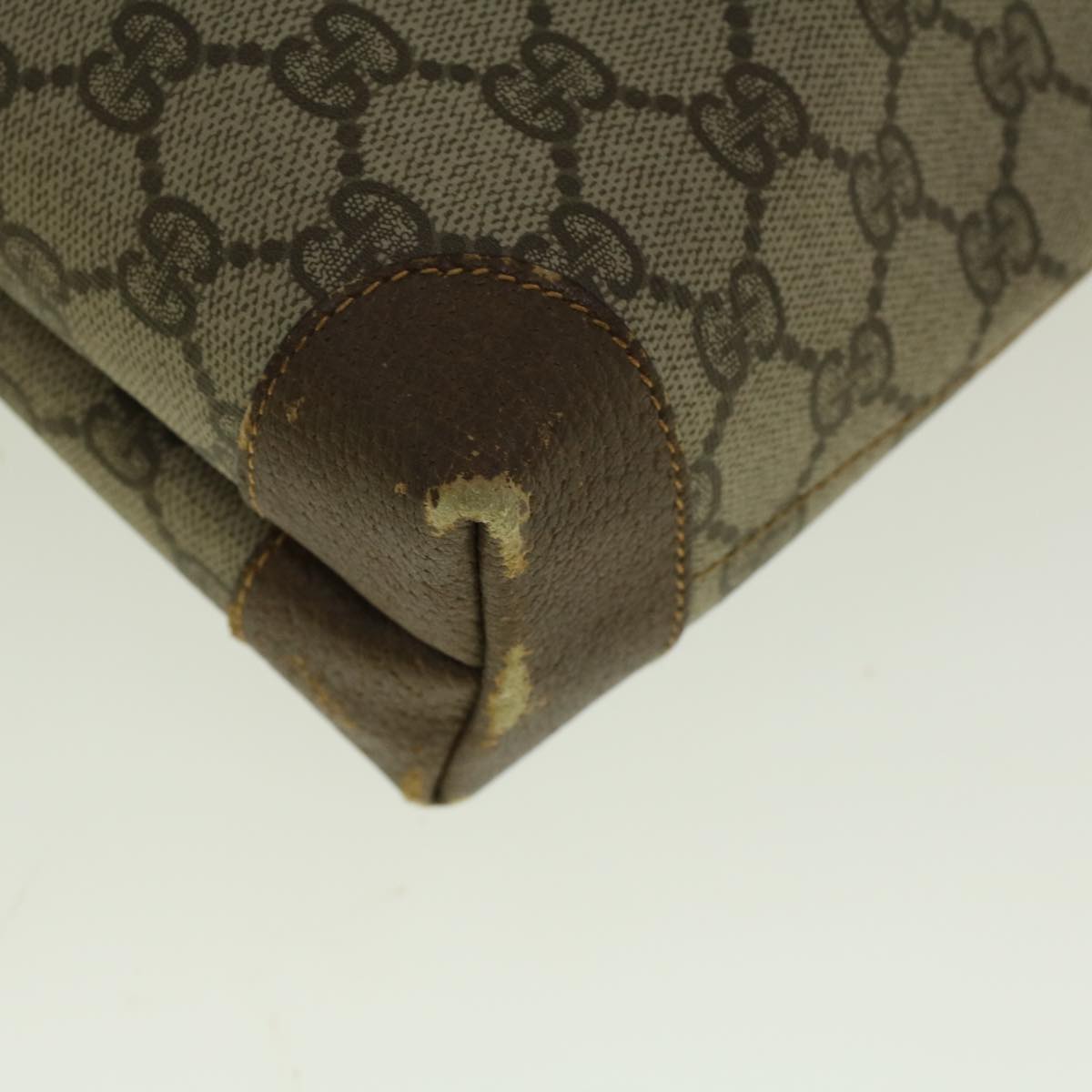 GUCCI GG Supreme Web Sherry Line Tote Bag Beige Red 002 983 0168 ep2238