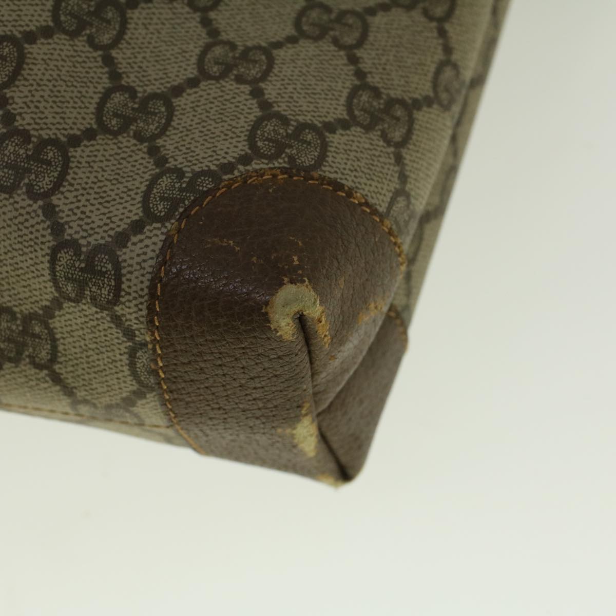 GUCCI GG Supreme Web Sherry Line Tote Bag Beige Red 002 983 0168 ep2238