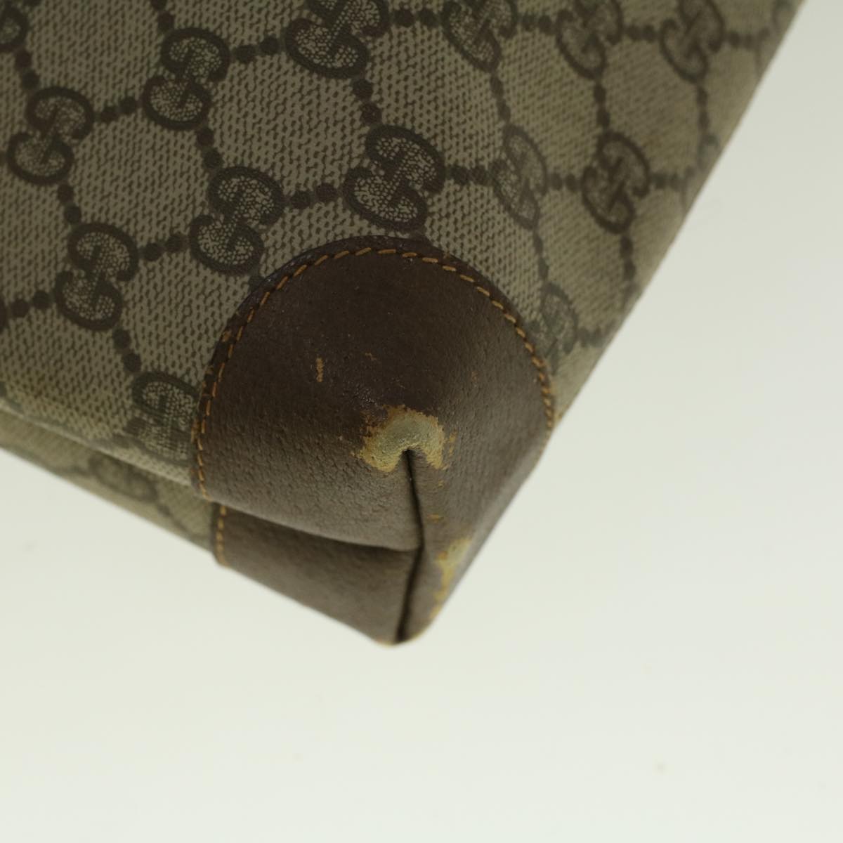 GUCCI GG Supreme Web Sherry Line Tote Bag Beige Red 002 983 0168 ep2238