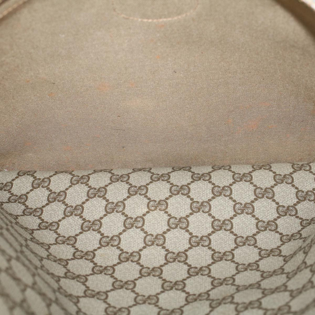 GUCCI GG Supreme Web Sherry Line Tote Bag Beige Red 002 983 0168 ep2238