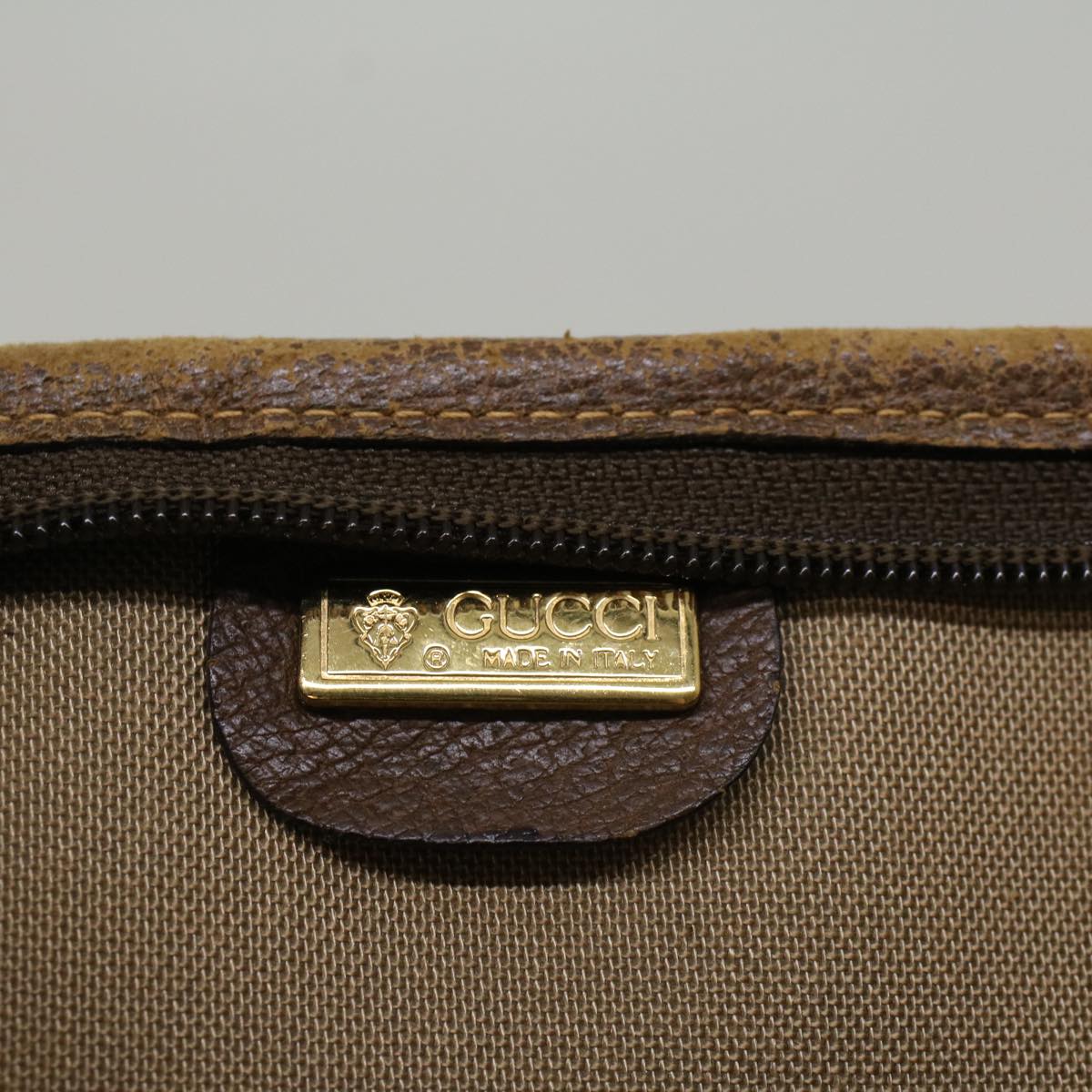 GUCCI GG Supreme Web Sherry Line Tote Bag Beige Red 002 983 0168 ep2238