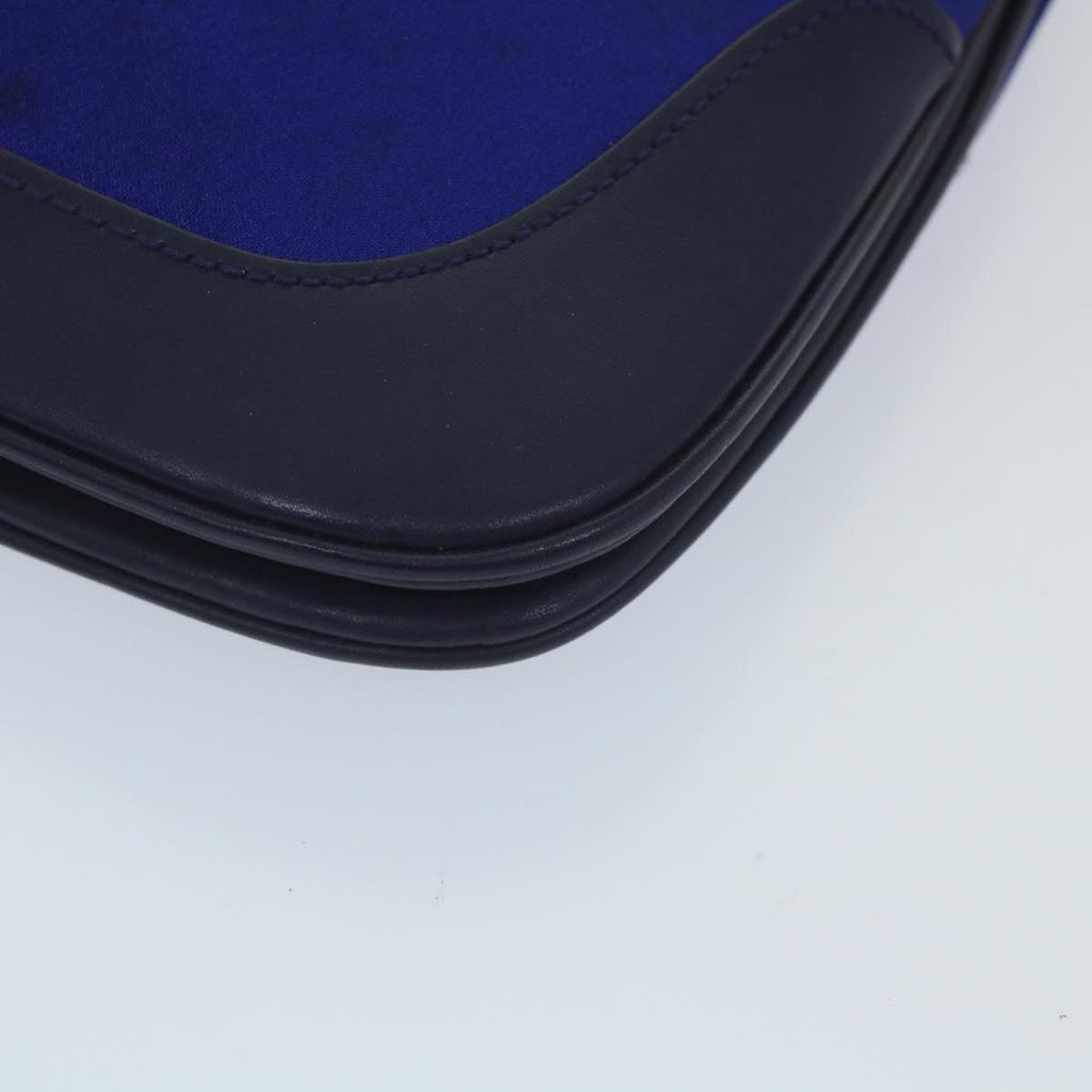 GUCCI Jackie Shoulder Bag Nylon Leather Blue 001 4264 002058 ep2247