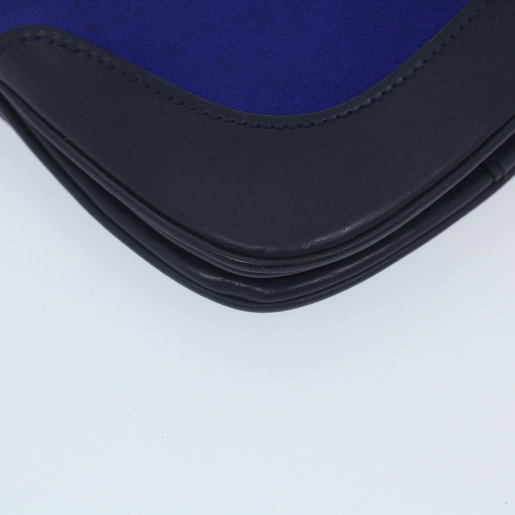 GUCCI Jackie Shoulder Bag Nylon Leather Blue 001 4264 002058 ep2247