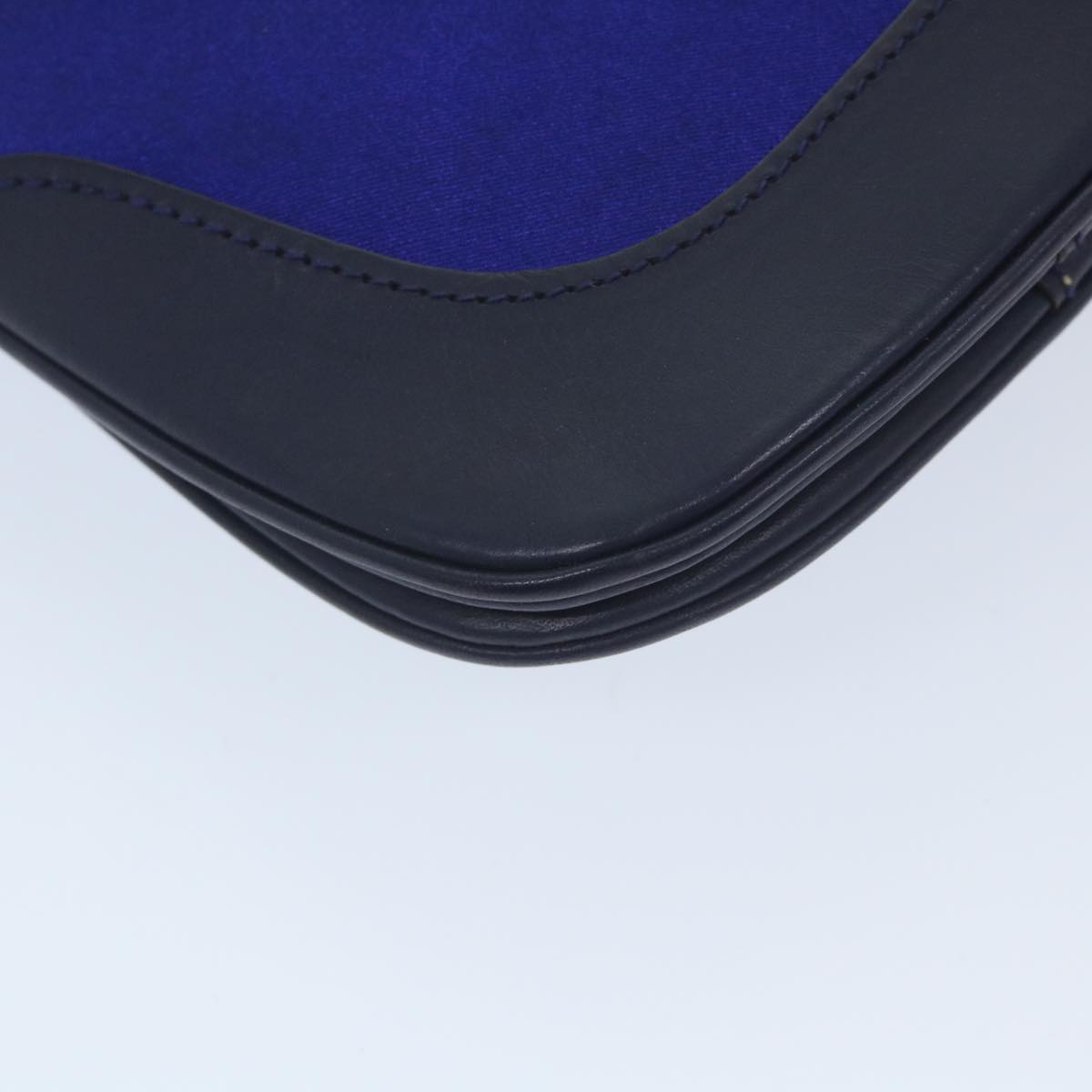 GUCCI Jackie Shoulder Bag Nylon Leather Blue 001 4264 002058 ep2247