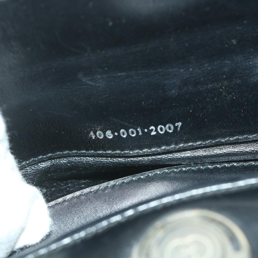 GUCCI Shoulder Bag Leather Black 406 001 2007 ep2256