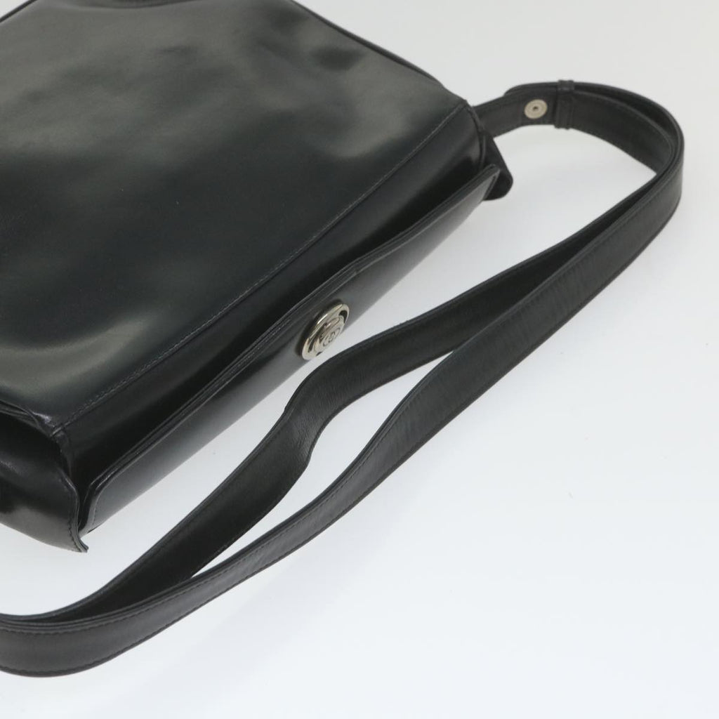 GUCCI Shoulder Bag Leather Black 406 001 2007 ep2256
