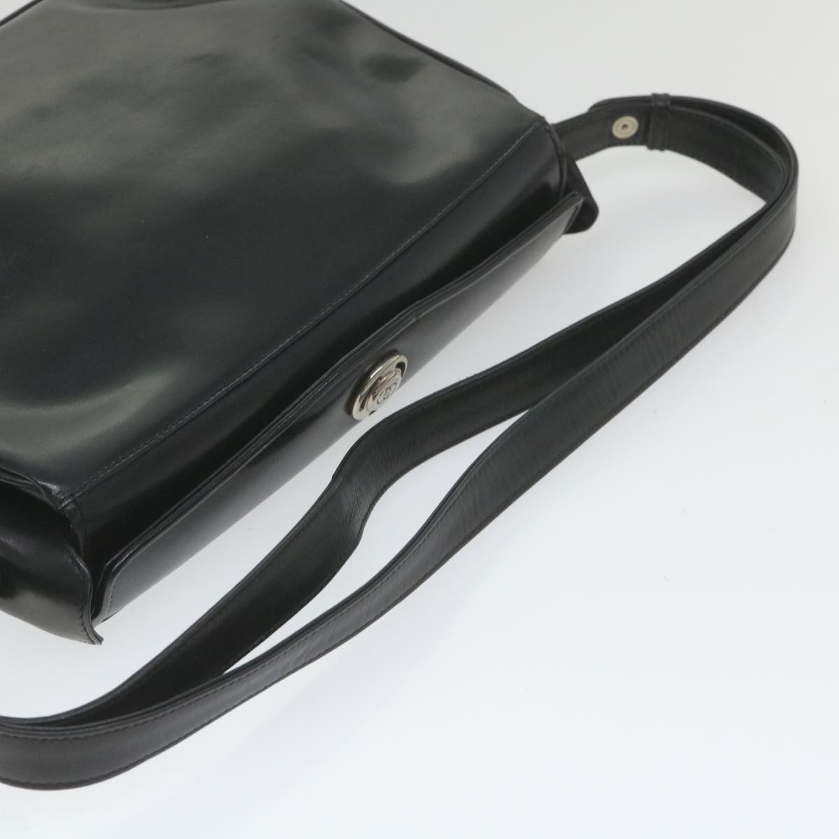 GUCCI Shoulder Bag Leather Black 406 001 2007 ep2256