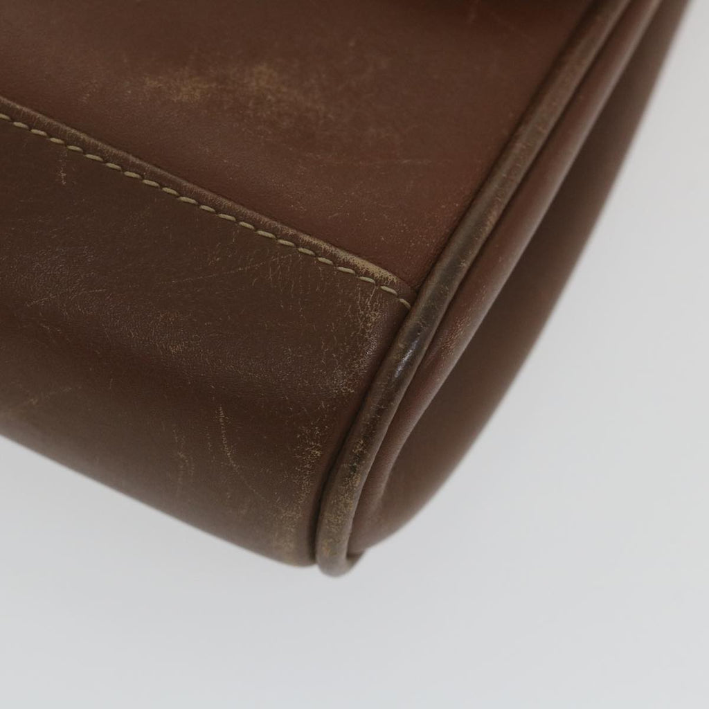 GUCCI Shoulder Bag Leather Brown ep2261