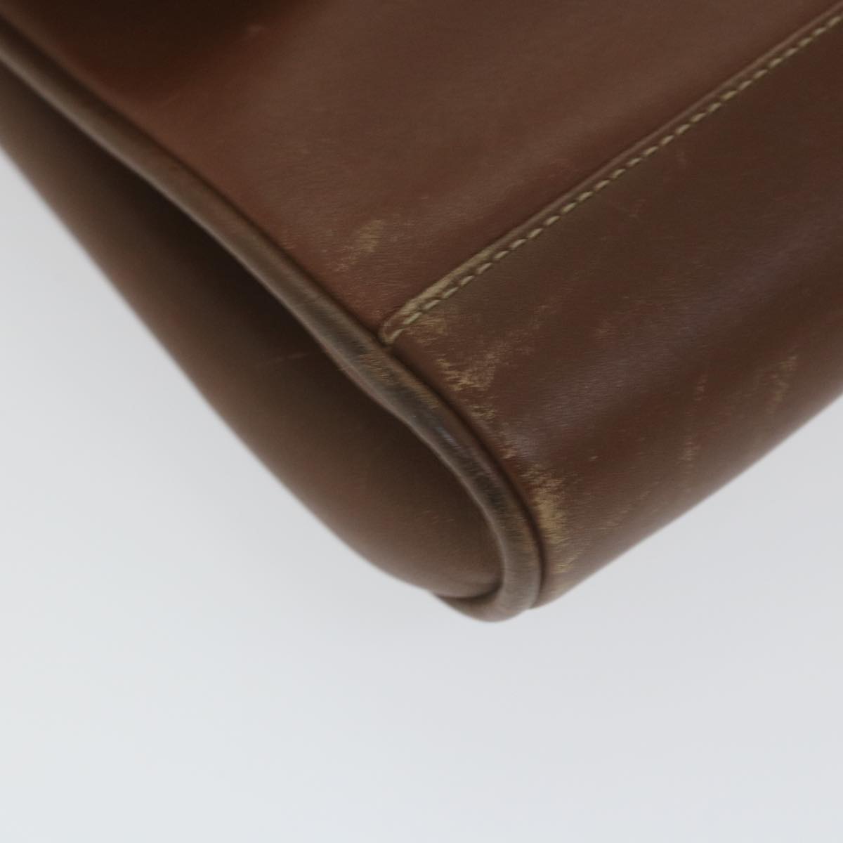 GUCCI Shoulder Bag Leather Brown ep2261