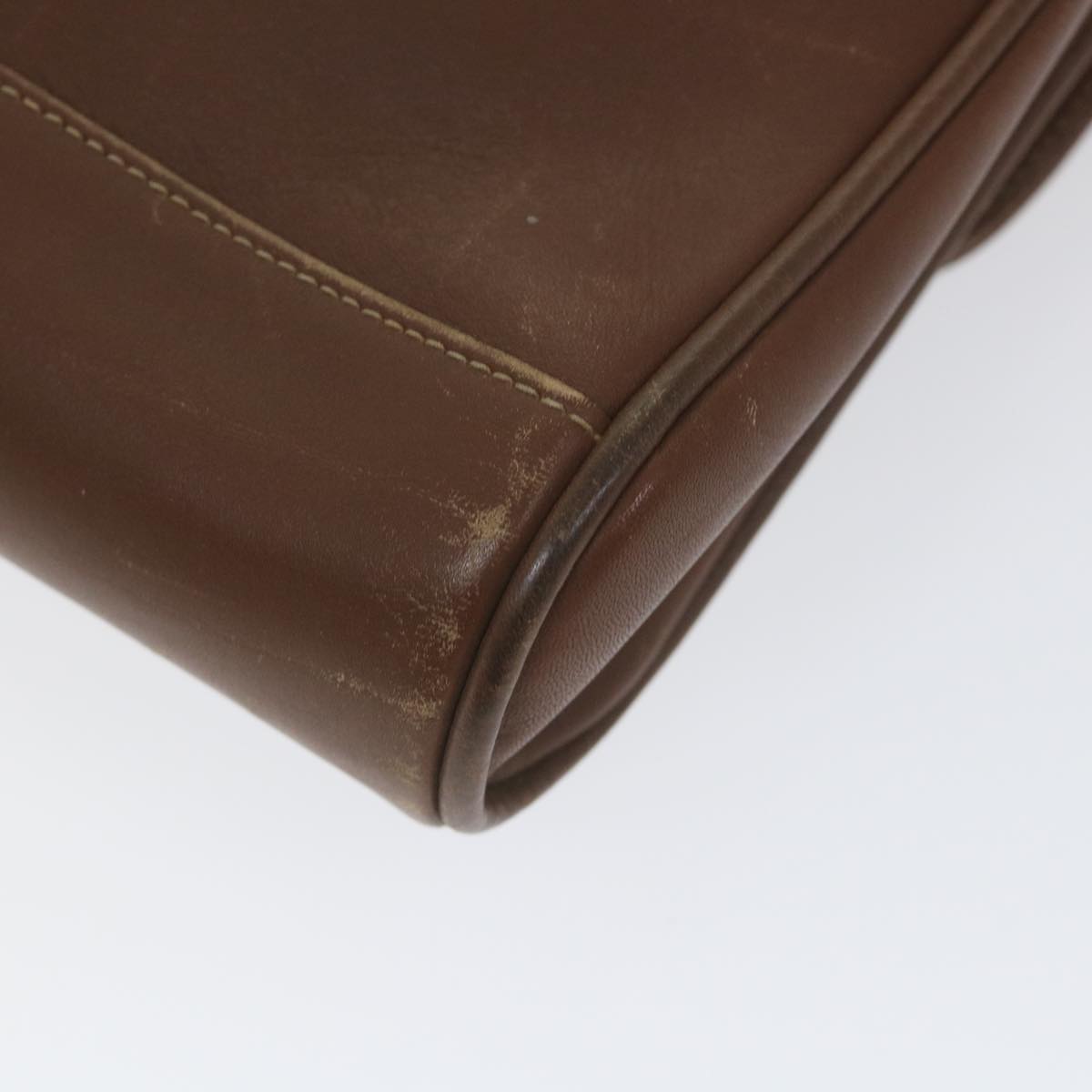 GUCCI Shoulder Bag Leather Brown ep2261