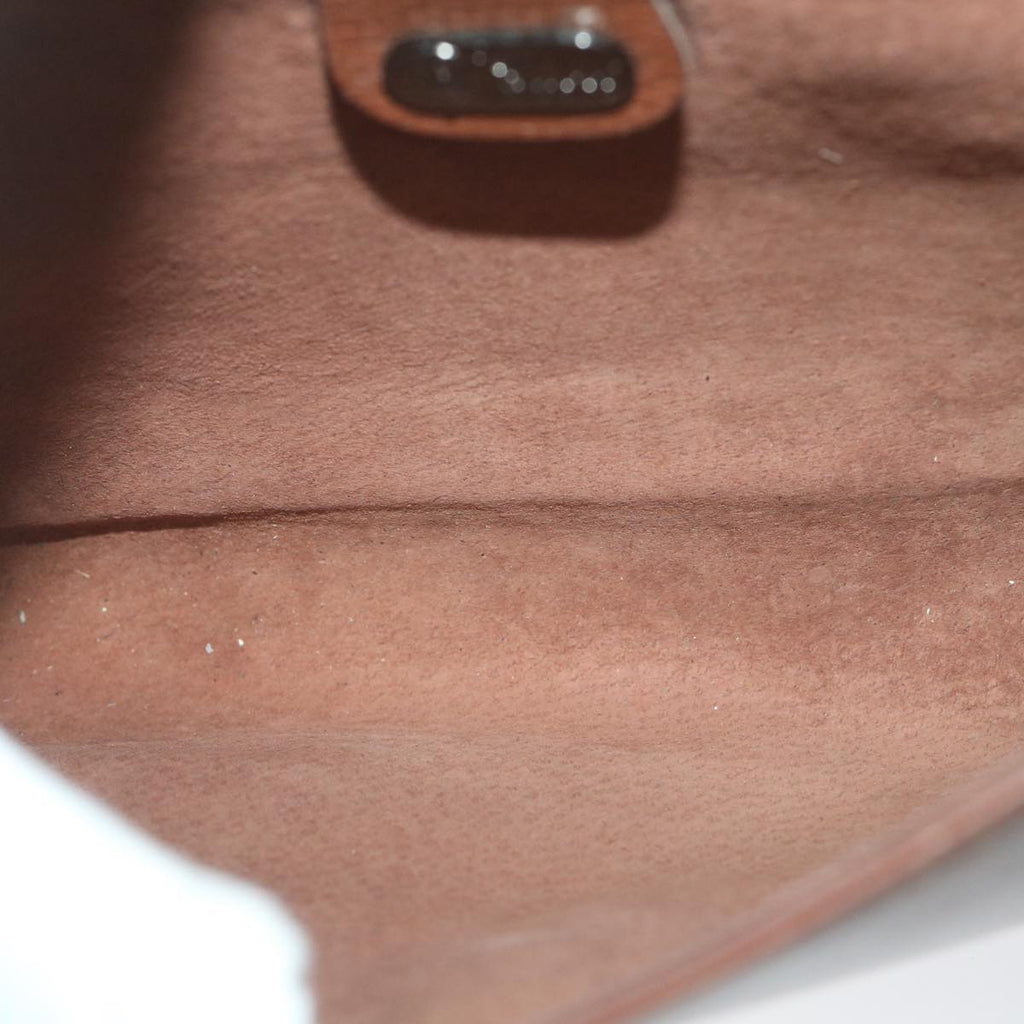 GUCCI Shoulder Bag Leather Brown ep2261