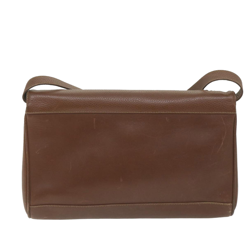 GUCCI Shoulder Bag Leather Brown ep2261