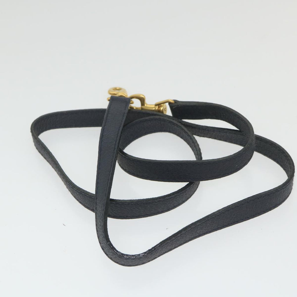 GUCCI Bamboo Hand Bag Suede 2way Navy 000 2058 0290 0 ep2263