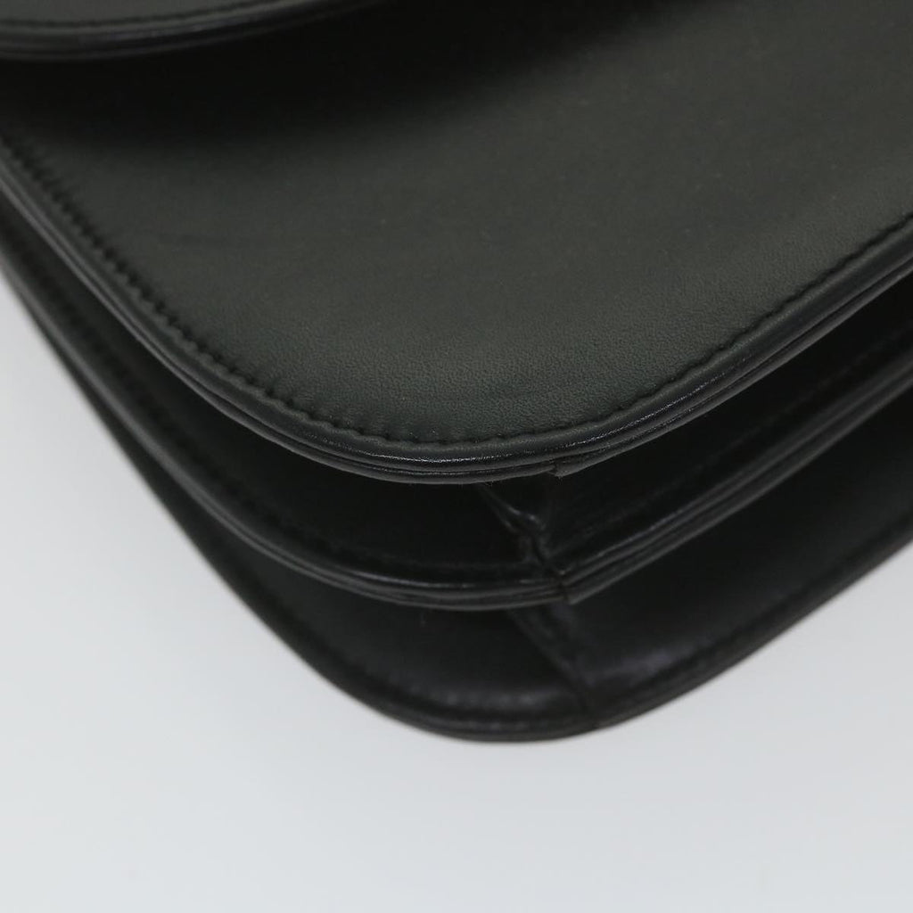 GUCCI Bamboo Hand Bag Leather Black 000 406 ep2265