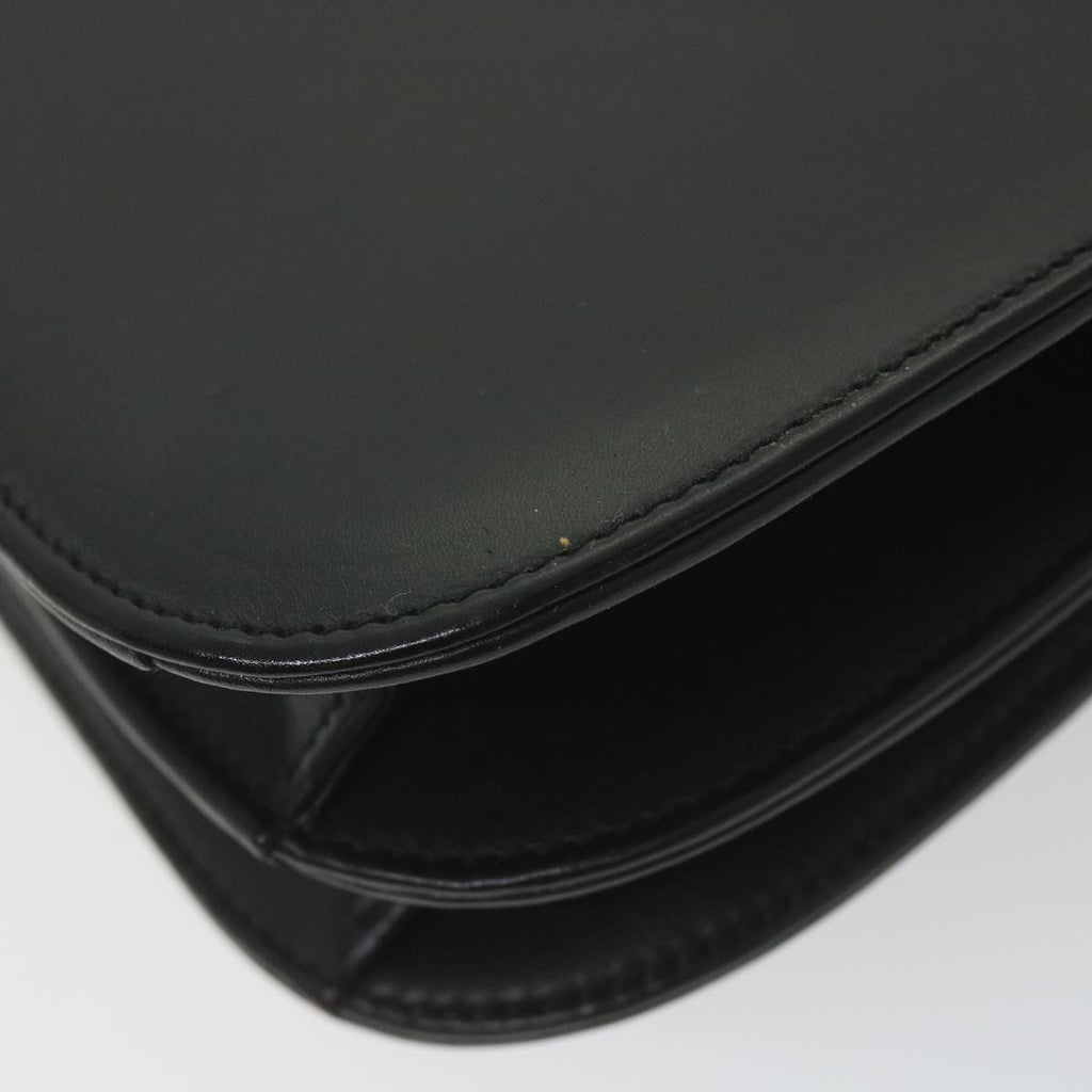GUCCI Bamboo Hand Bag Leather Black 000 406 ep2265