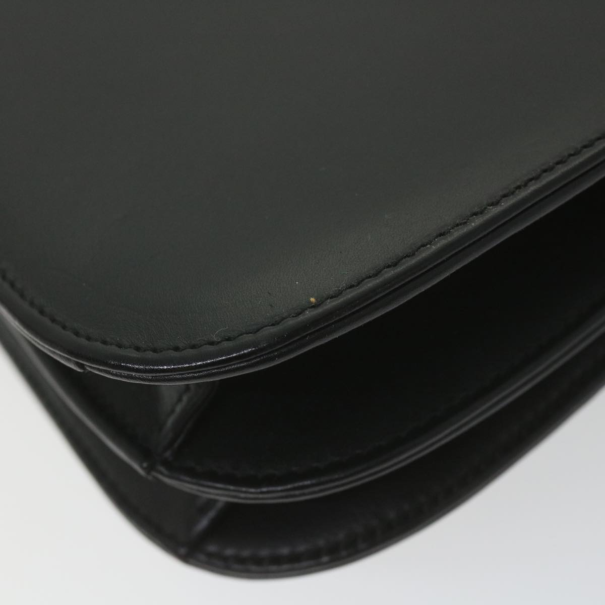 GUCCI Bamboo Hand Bag Leather Black 000 406 ep2265