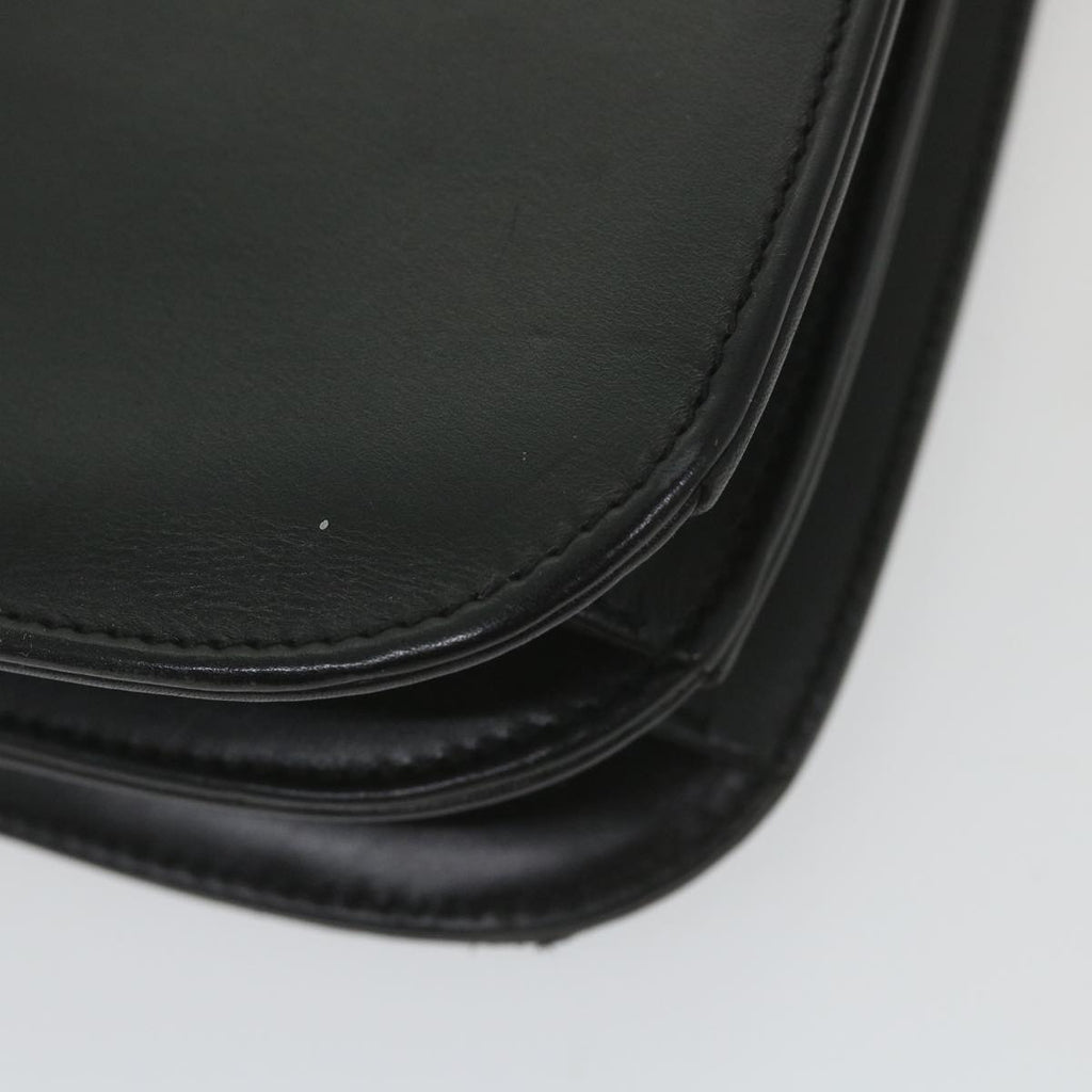 GUCCI Bamboo Hand Bag Leather Black 000 406 ep2265