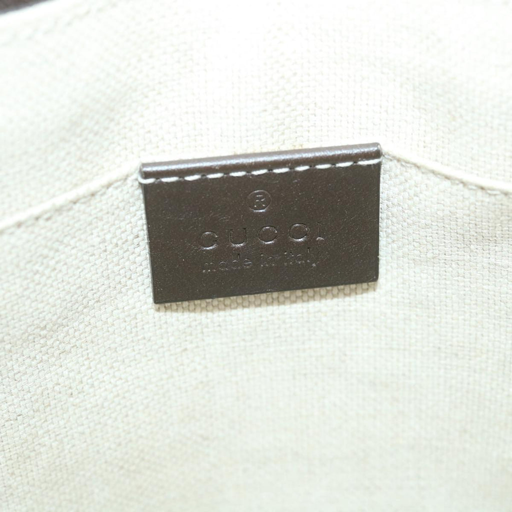 GUCCI GG Supreme Waist bag PVC Leather Beige 353435 ep2270
