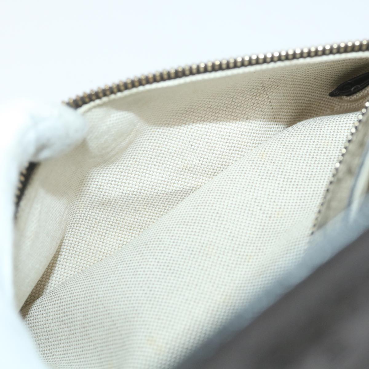 GUCCI GG Supreme Waist bag PVC Leather Beige 353435 ep2270