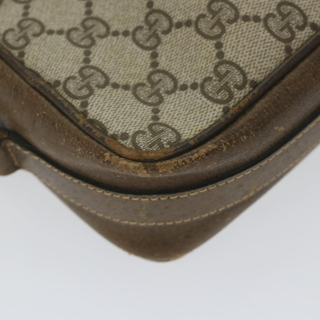 GUCCI GG Supreme Web Sherry Line Shoulder Bag Red Beige Green ep2271