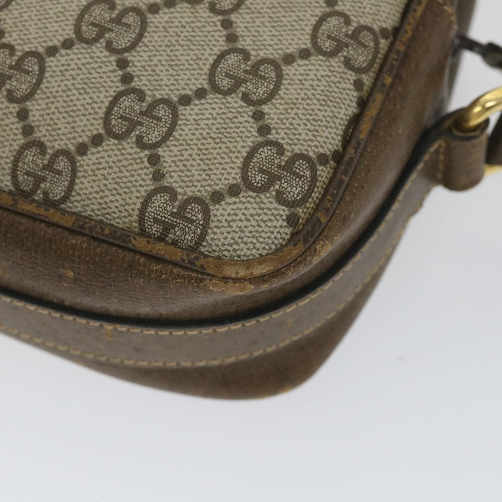 GUCCI GG Supreme Web Sherry Line Shoulder Bag Red Beige Green ep2271