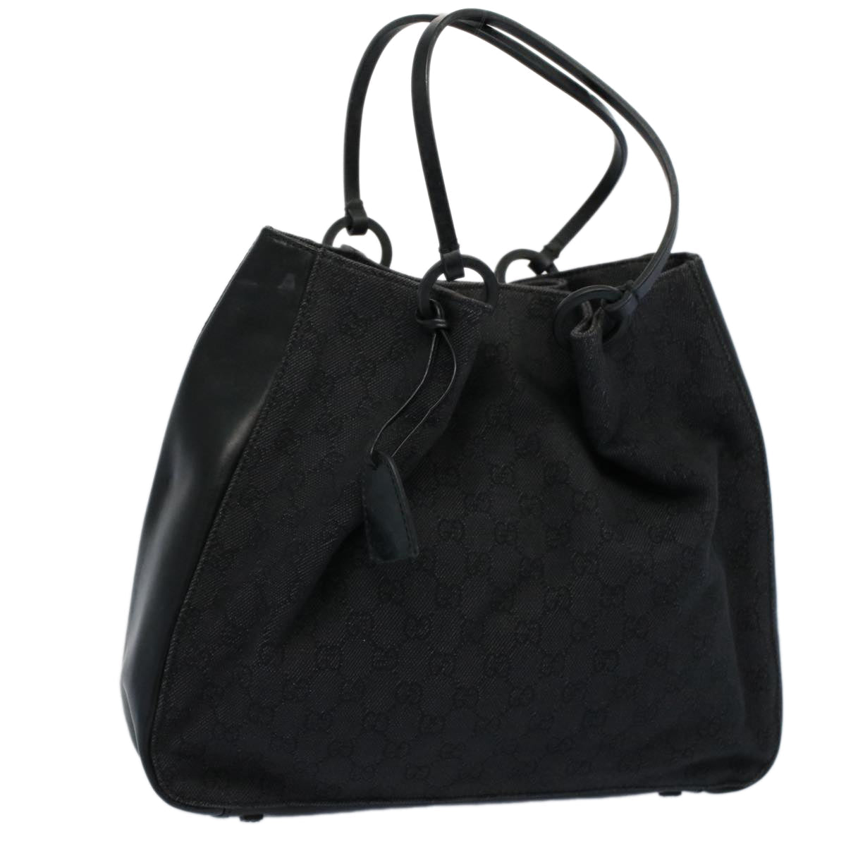 GUCCI GG Canvas Tote Bag Black 101920 ep2273