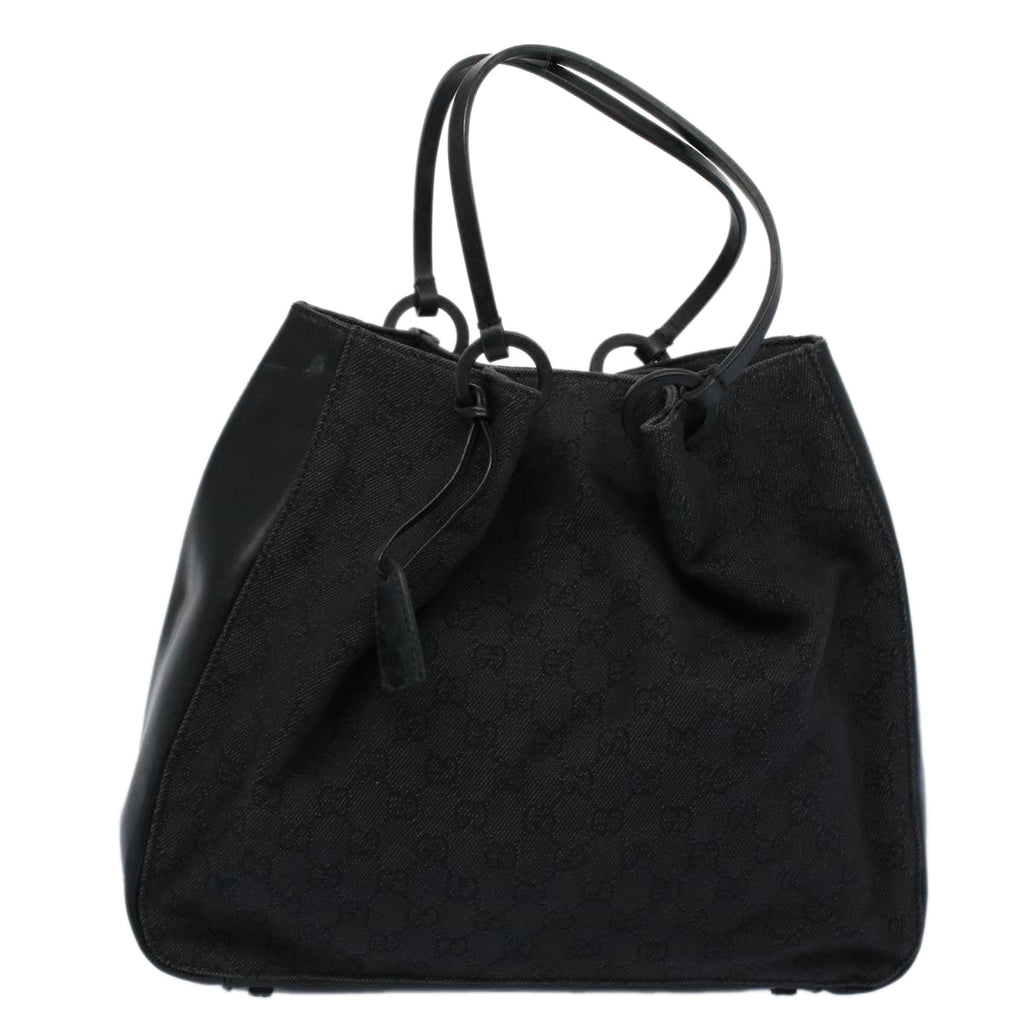 GUCCI GG Canvas Tote Bag Black 101920 ep2273