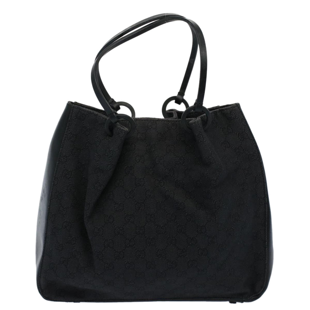 GUCCI GG Canvas Tote Bag Black 101920 ep2273