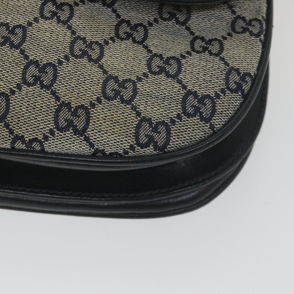 GUCCI GG Canvas Shoulder Bag Navy ep2274