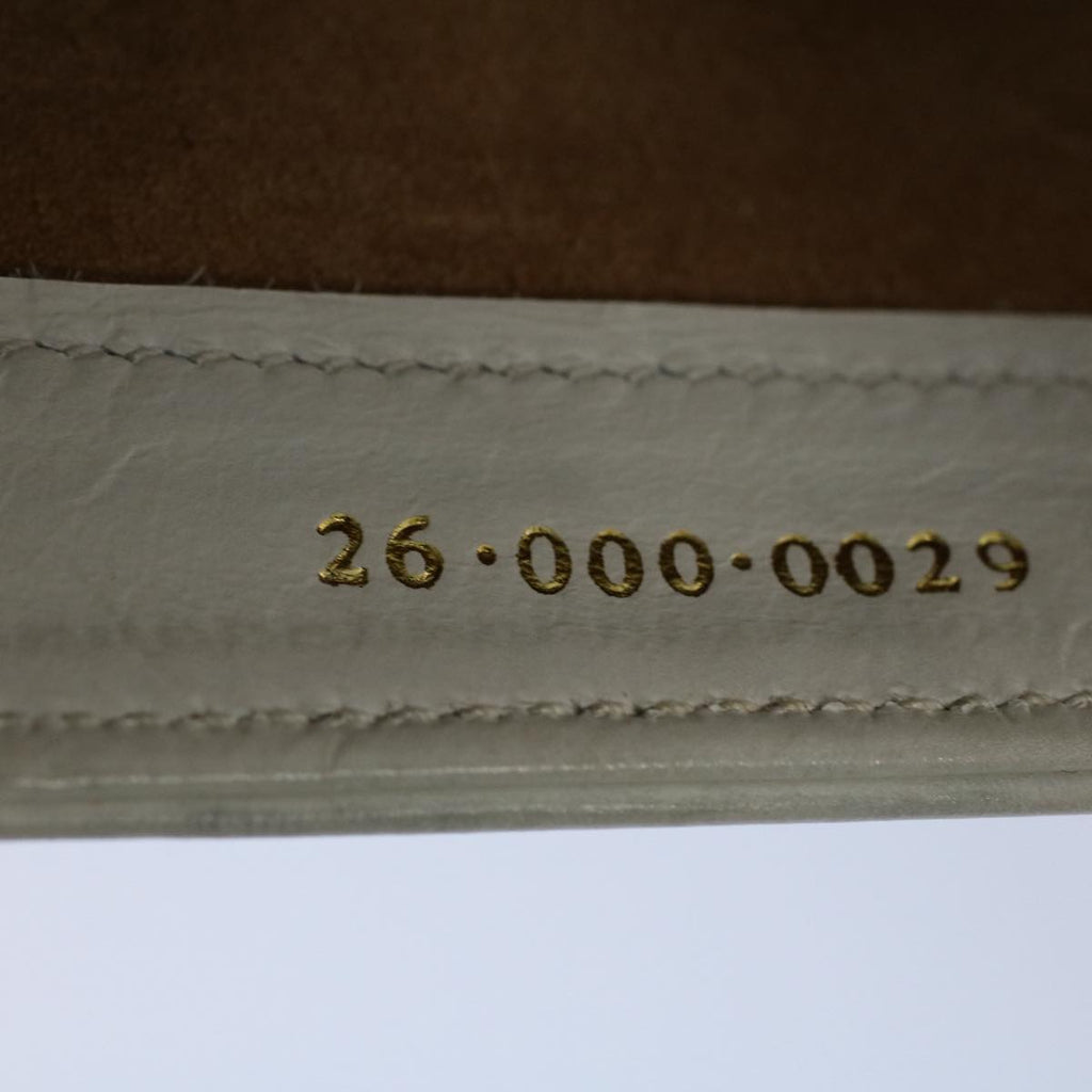GUCCI Bamboo Hand Bag Leather White 26 000 0029 ep2281