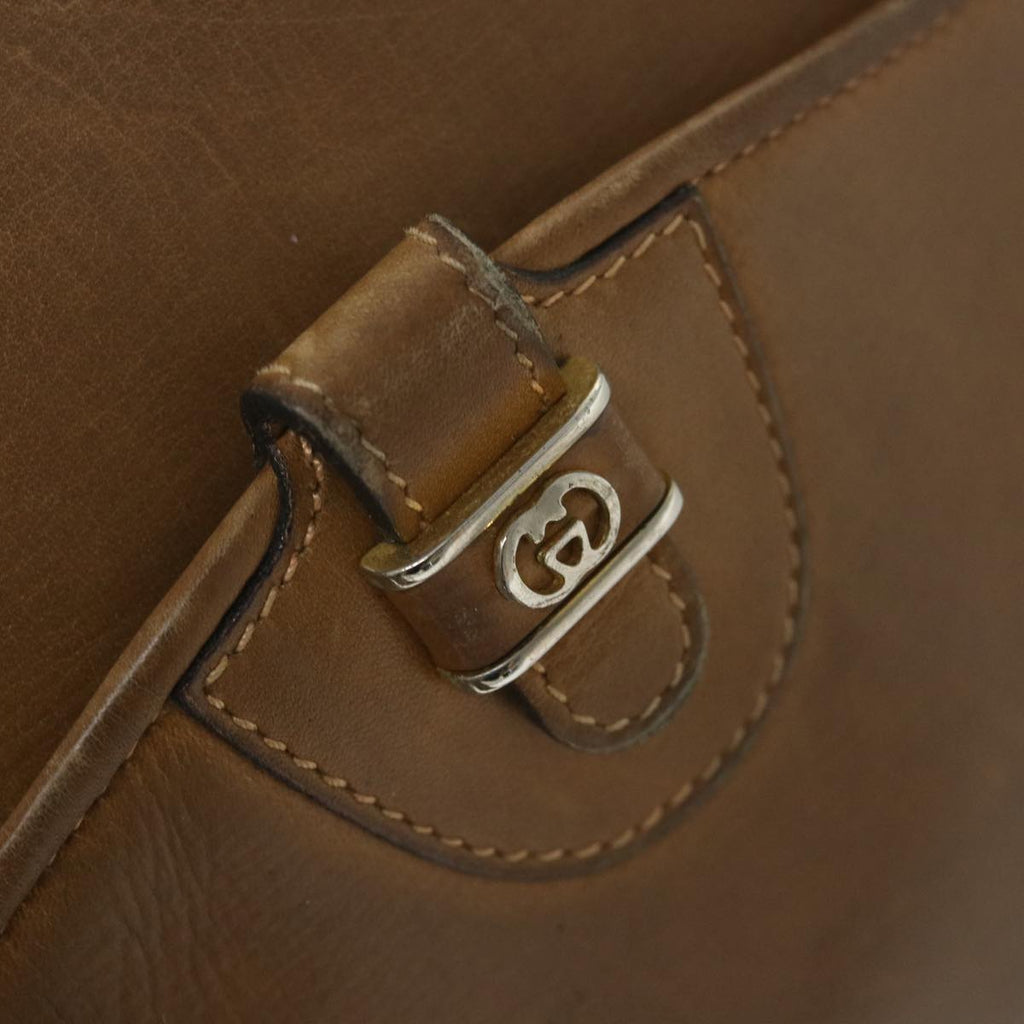 GUCCI Shoulder Bag Leather Brown 001 256 1189 ep2291