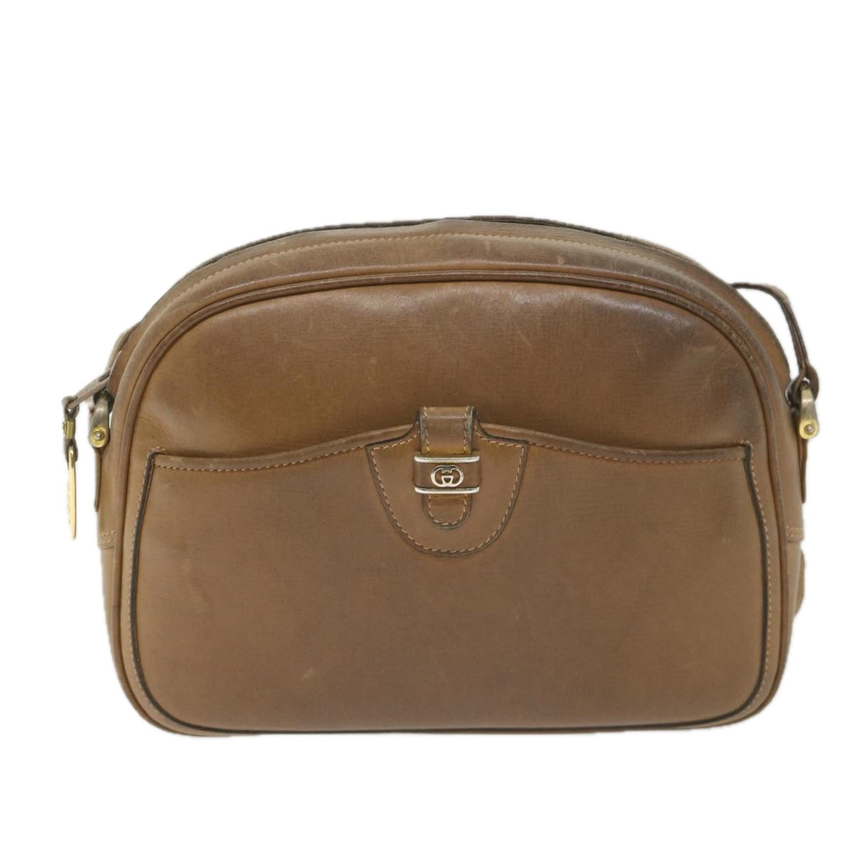 GUCCI Shoulder Bag Leather Brown 001 256 1189 ep2291