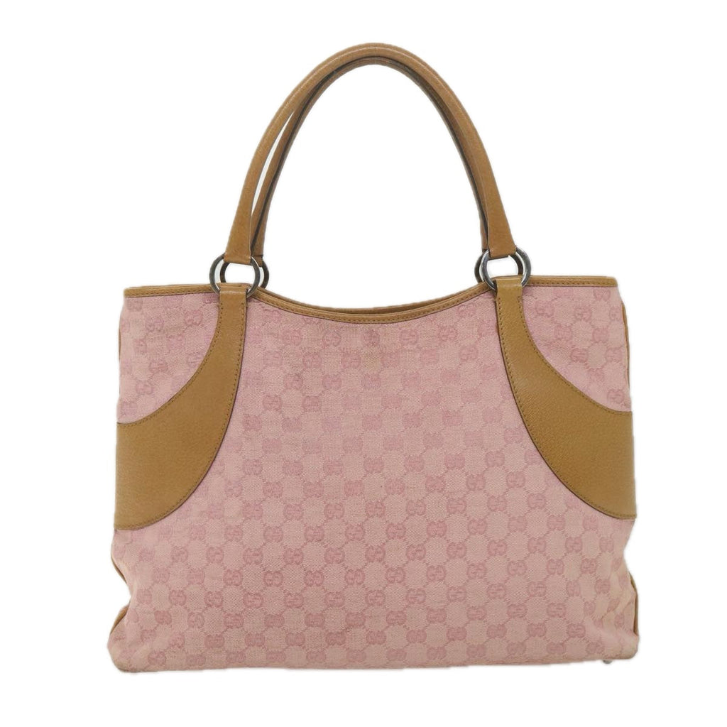 GUCCI GG Canvas Tote Bag Pink 113016 ep2292