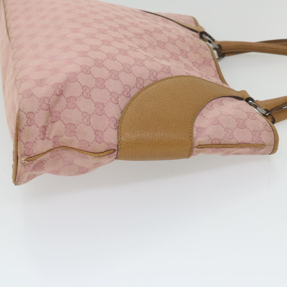 GUCCI GG Canvas Tote Bag Pink 113016 ep2292