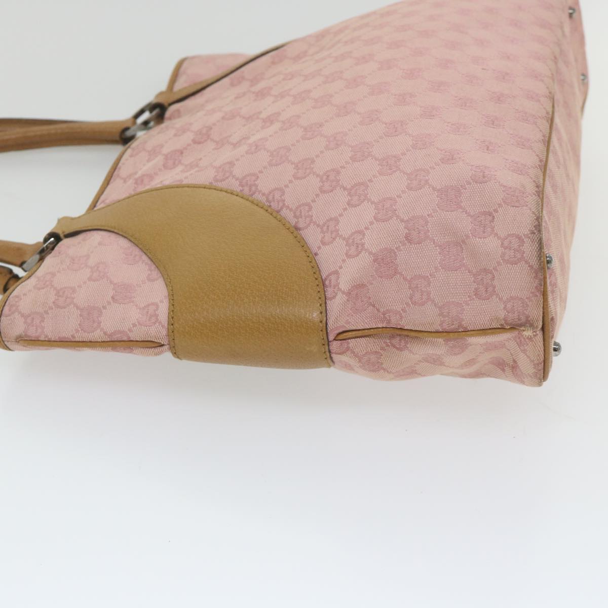 GUCCI GG Canvas Tote Bag Pink 113016 ep2292