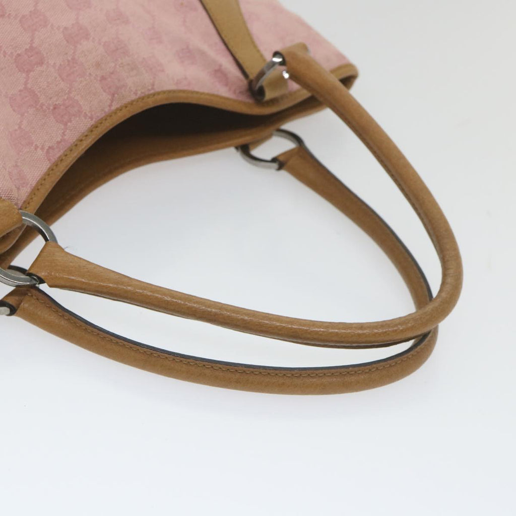 GUCCI GG Canvas Tote Bag Pink 113016 ep2292