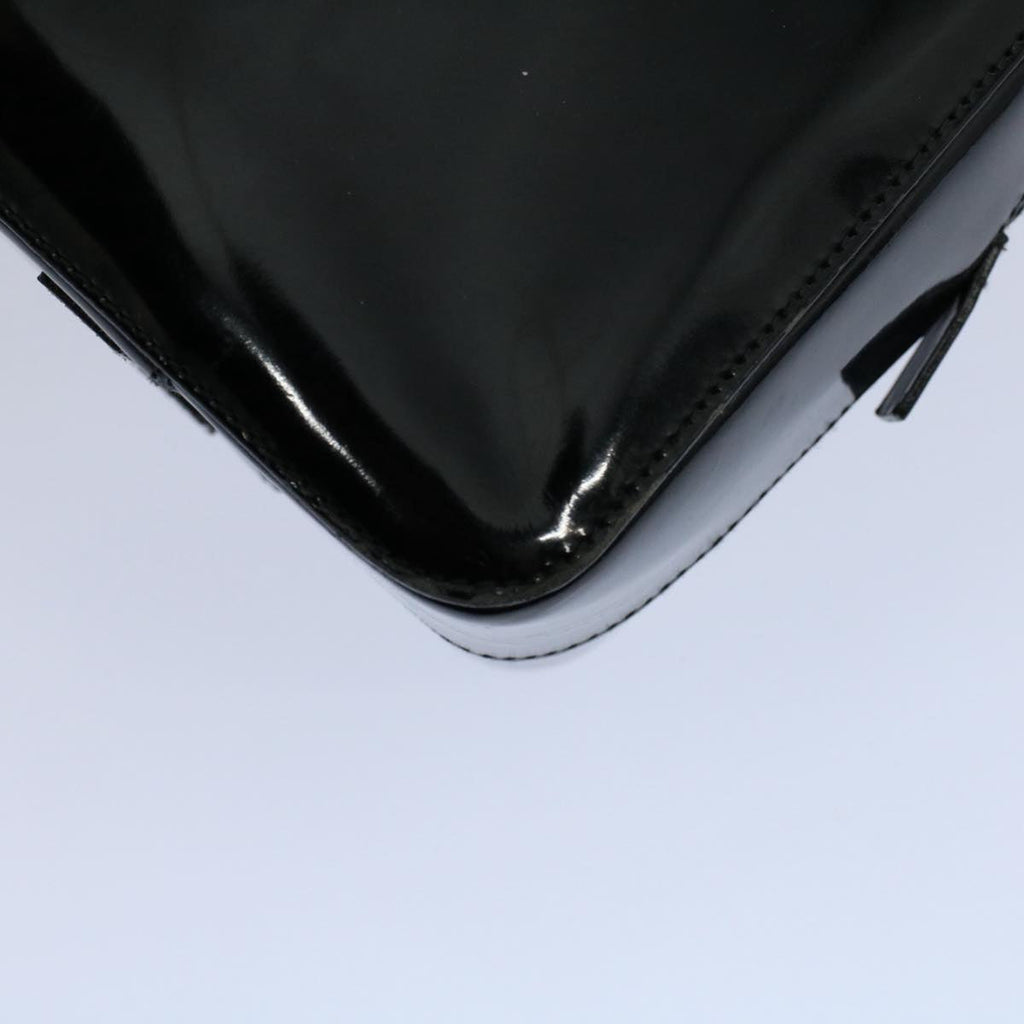 GUCCI Bamboo Hand Bag Enamel Black 000 0828 3754 ep2302