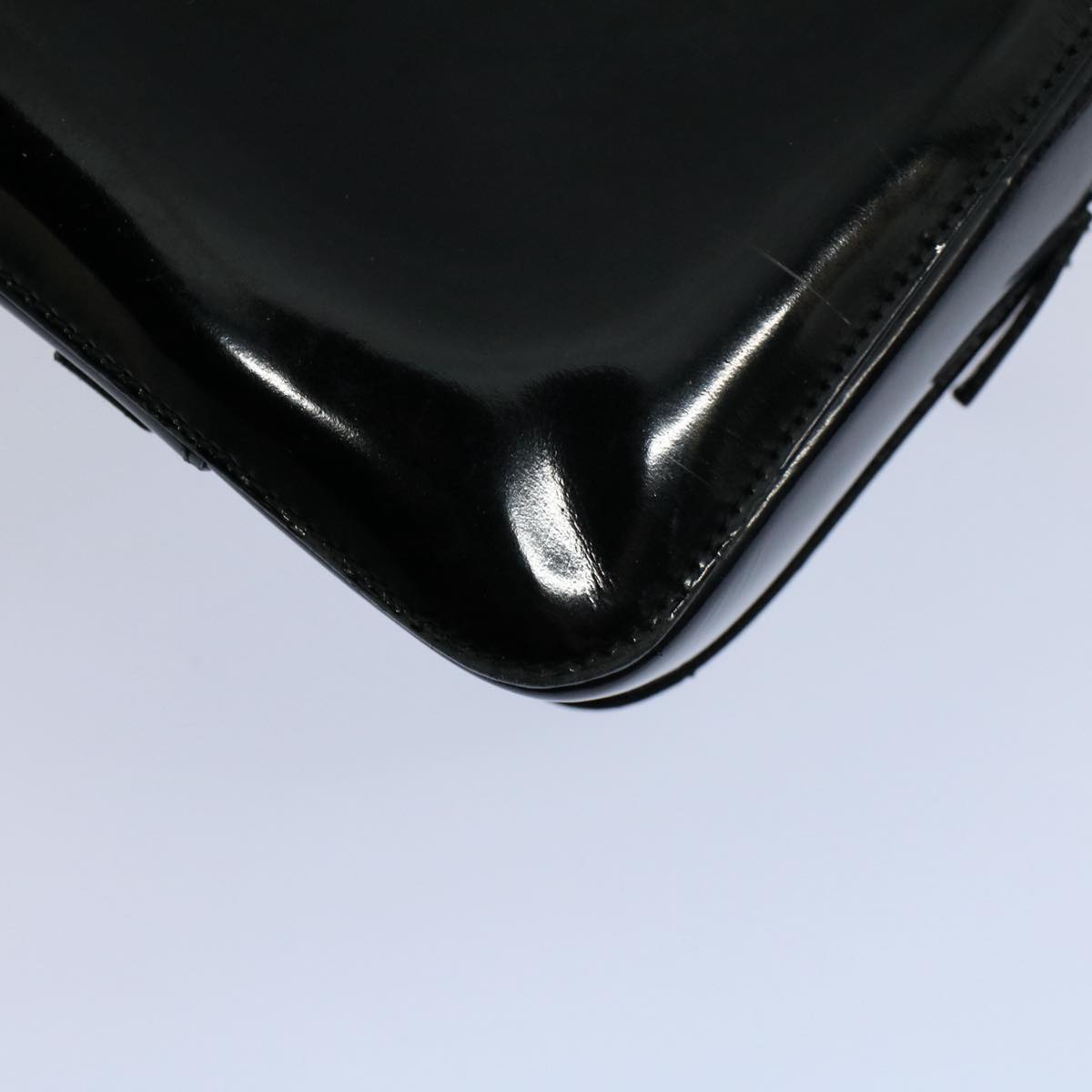 GUCCI Bamboo Hand Bag Enamel Black 000 0828 3754 ep2302
