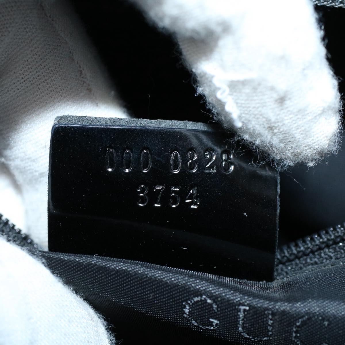 GUCCI Bamboo Hand Bag Enamel Black 000 0828 3754 ep2302