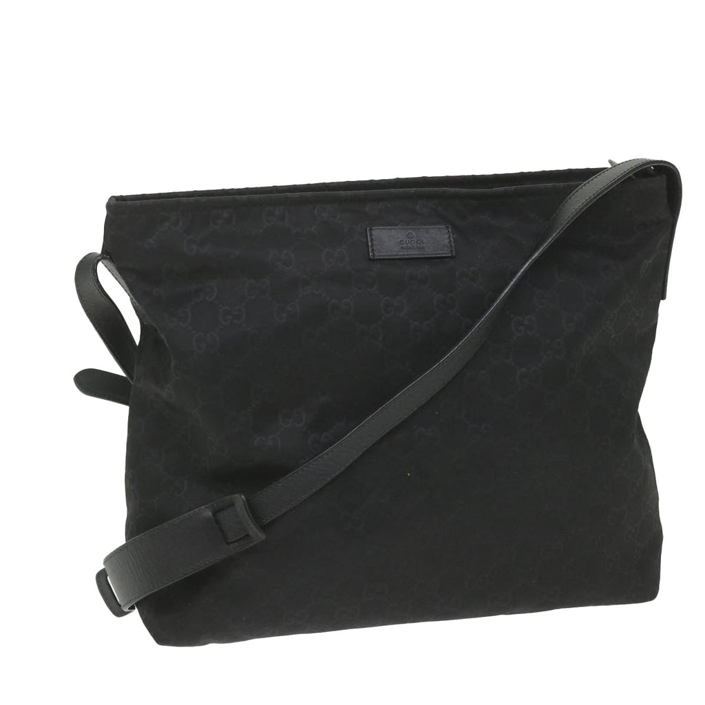 GUCCI GG Canvas Shoulder Bag Black 308840 ep2303