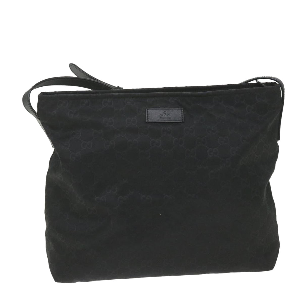GUCCI GG Canvas Shoulder Bag Black 308840 ep2303