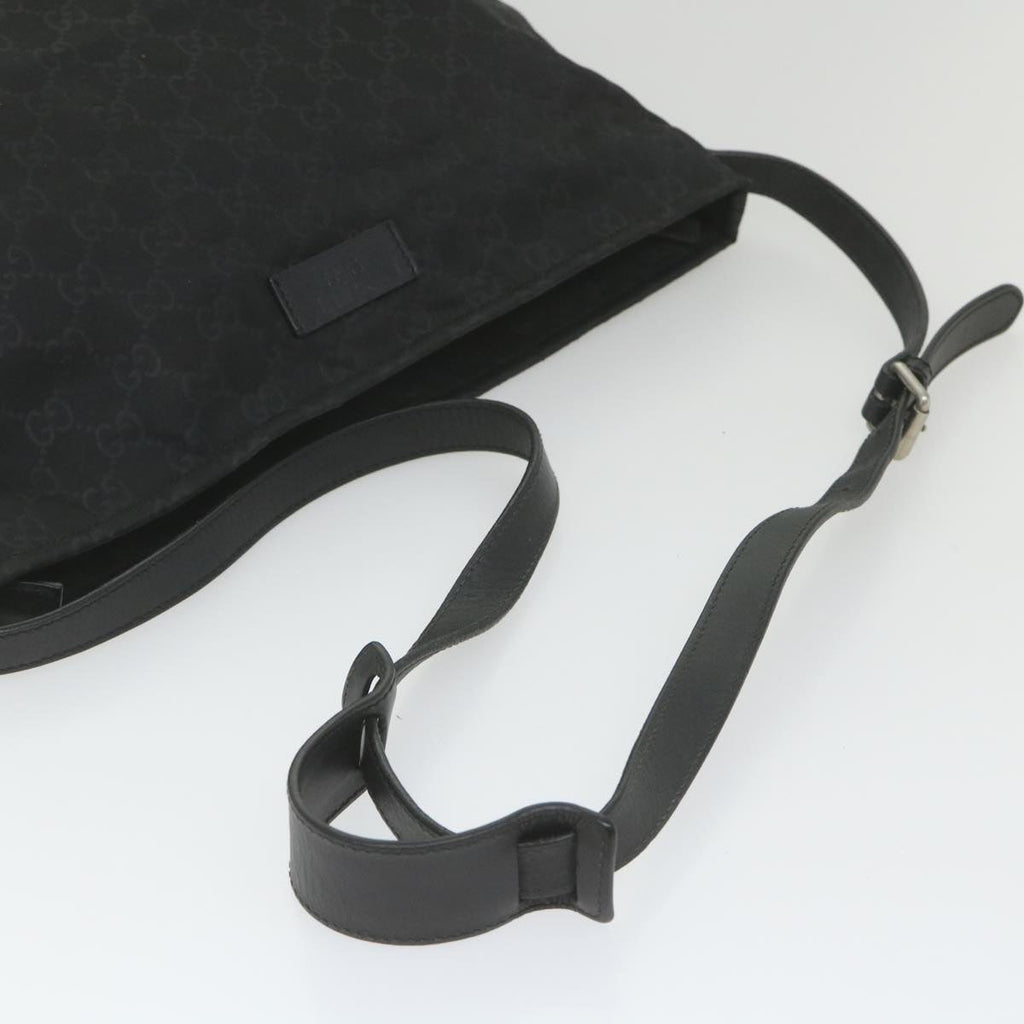 GUCCI GG Canvas Shoulder Bag Black 308840 ep2303